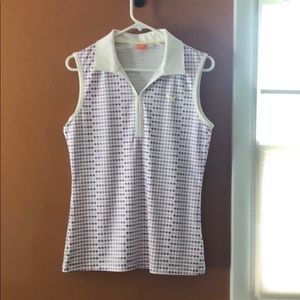 Gold shirt/tennis shirt